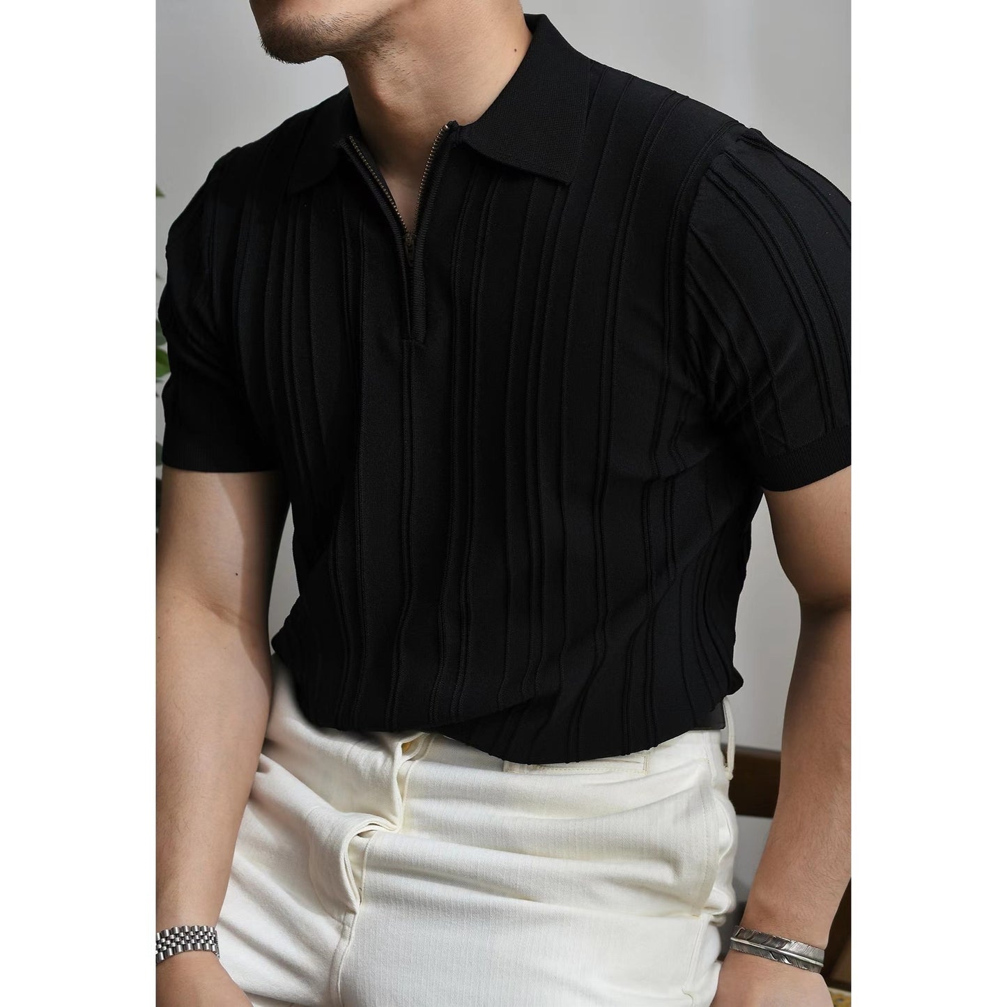 "SILEN" Knitted Polo